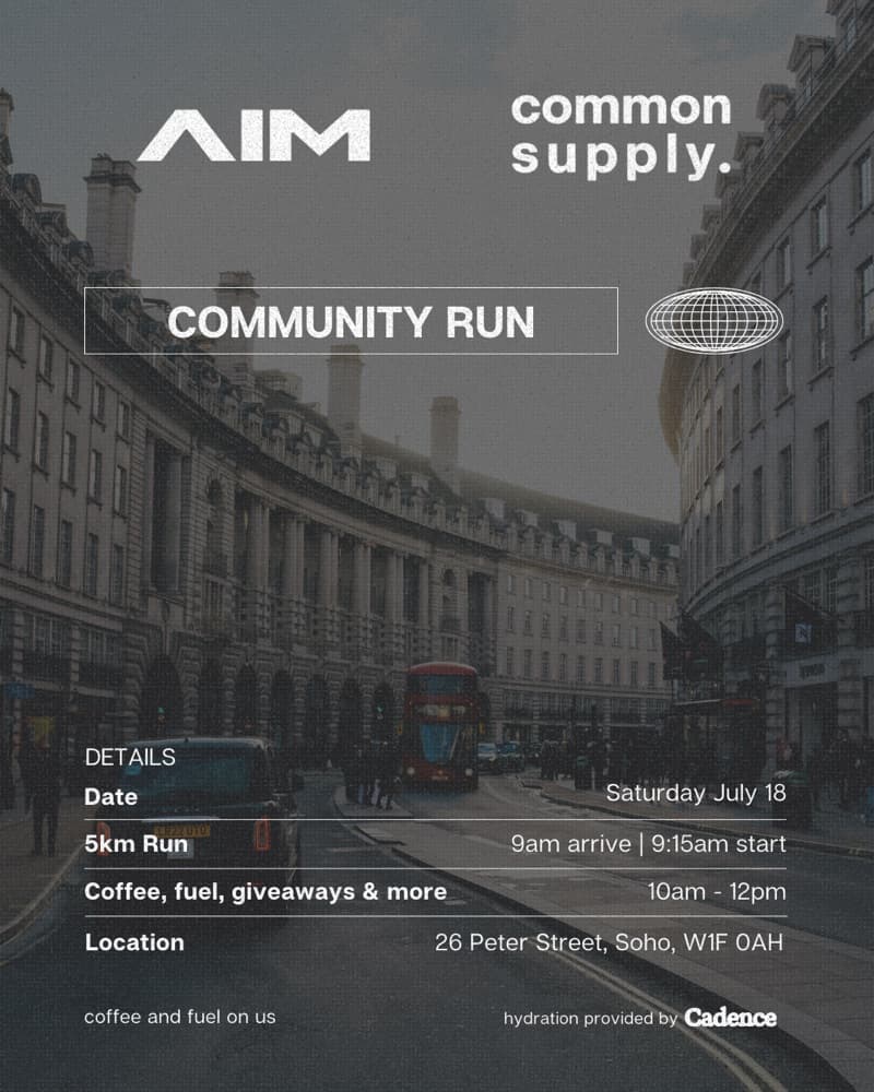 AIM X Common Supply Community Run